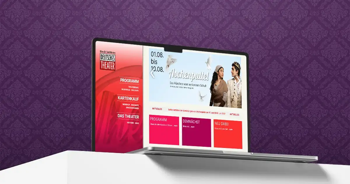 Neuer Webauftritt für Deutsches Theater